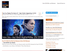 Tablet Screenshot of dvdblurayfeatures.com